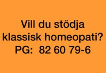 Stöd klassisk homeopati